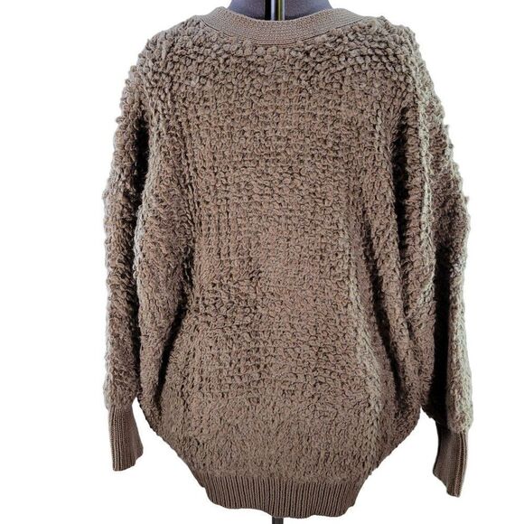 AâNewâDay BrownâOpen-KnitâCardiganâSzâ2X - Picture 3 of 7